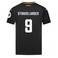 Maglia Calcio Wolves Jorgen Strand Larsen #9 Seconda Divisa 2024-25 Manica Corta